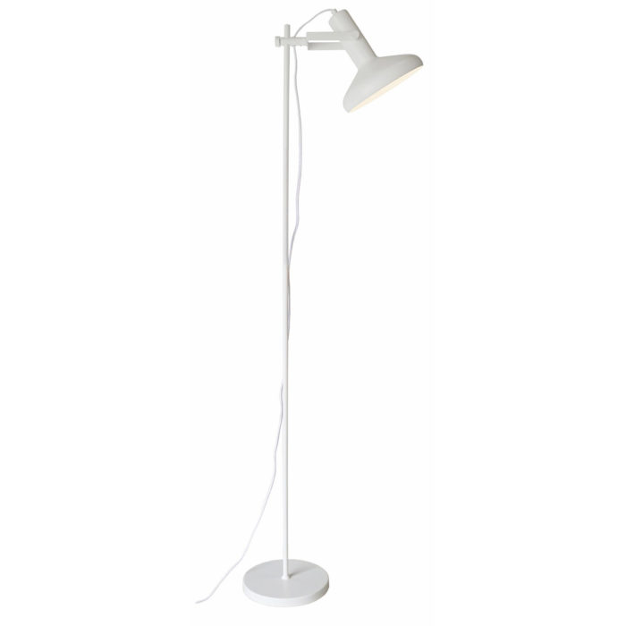Vloerlamp wit 1-lichts "Vectro" 151cm hoogte