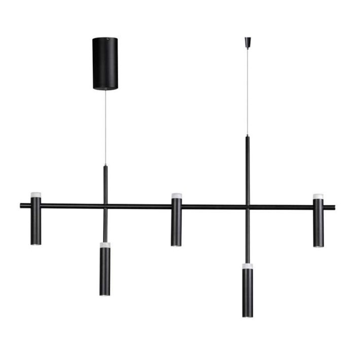 Moderne hanglamp 5-lichts -Jack -zwart - ETH -Expo Trading Holland
