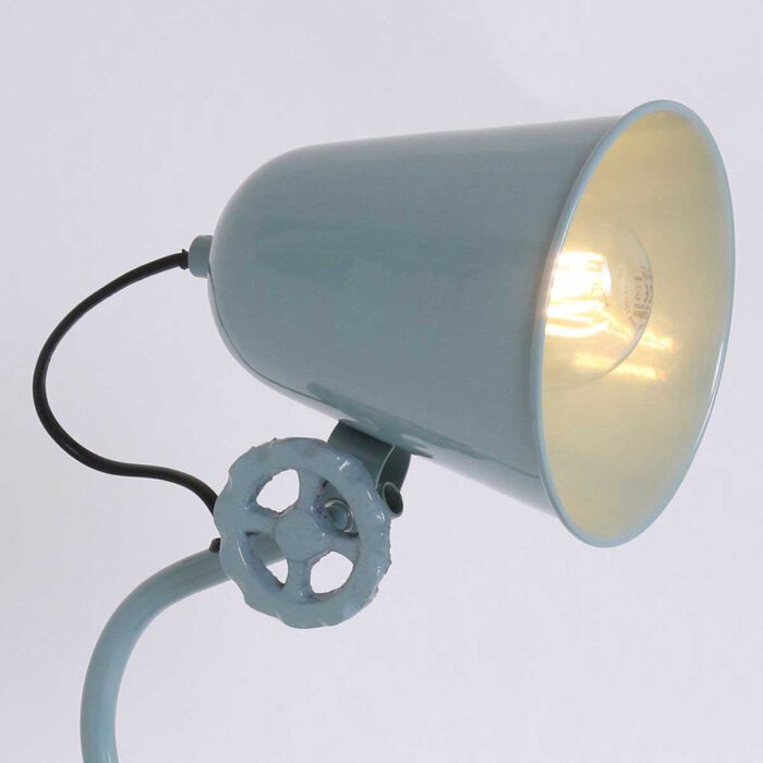 Industriële tafellamp - industriële bureaulamp - 1-lichts metaal ANNE LIGHTING - 1324G - tafellamp - bureaulamp - industrieel - retro - Anne Lighting - Dolphin