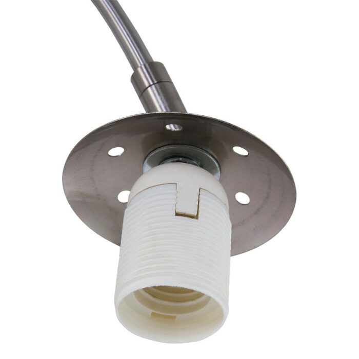 Wandlamp 1-lichts  switch (armatuur) - staal - Gramineus - Steinhauer