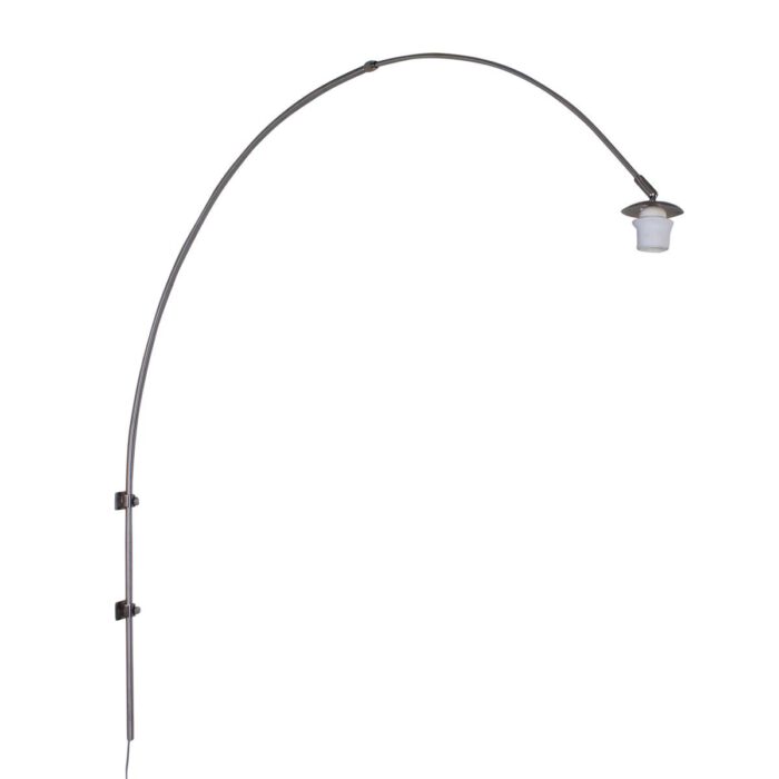 Wandlamp 1-lichts  switch -armatuur - staal - Sparkled Light - STEINHAUER - 1481ST - Wandlamp- Steinhauer- Gramineus- Modern - Design- Staal  Staal- Metaal