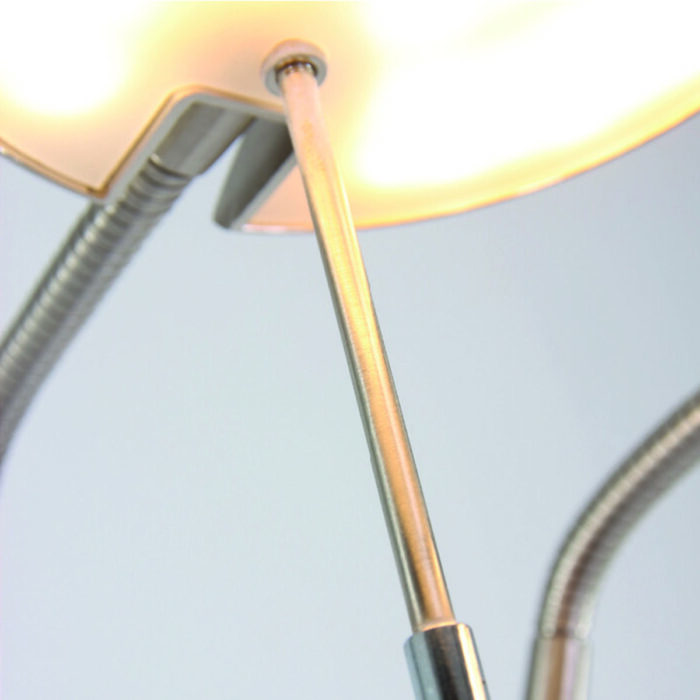 Vloerlamp 2-lichts Zenith STEINHAUER - 1569ST - Vloerlamp- Steinhauer- Zenith LED- Modern- Staal  -