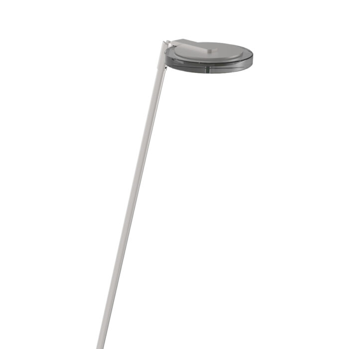 Vloerlamp 1-lichts LED grijs glas - staal - Turound - Mexlite