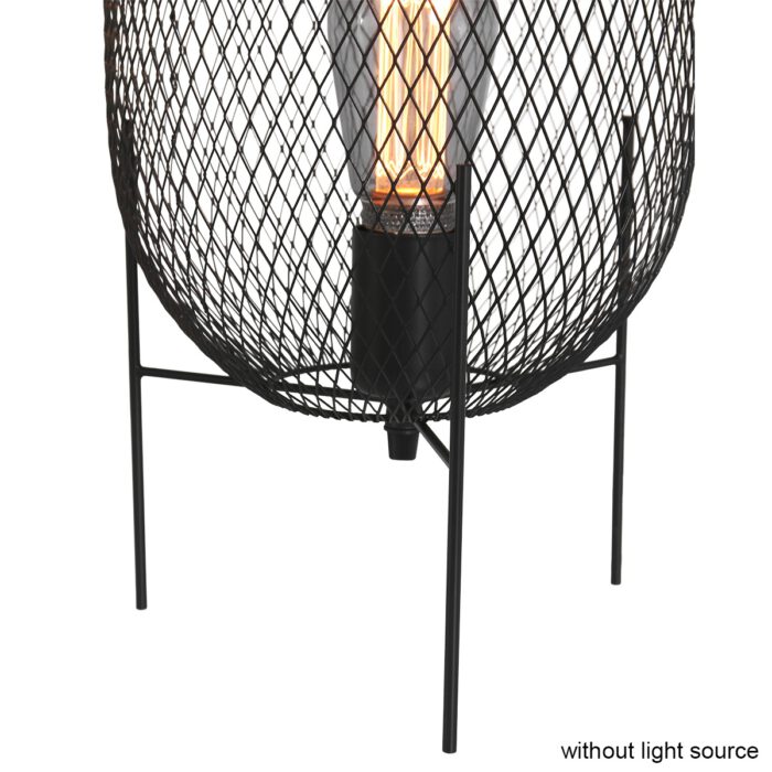 Tafellamp 1-lichts - zwart - Bodine - Mexlite