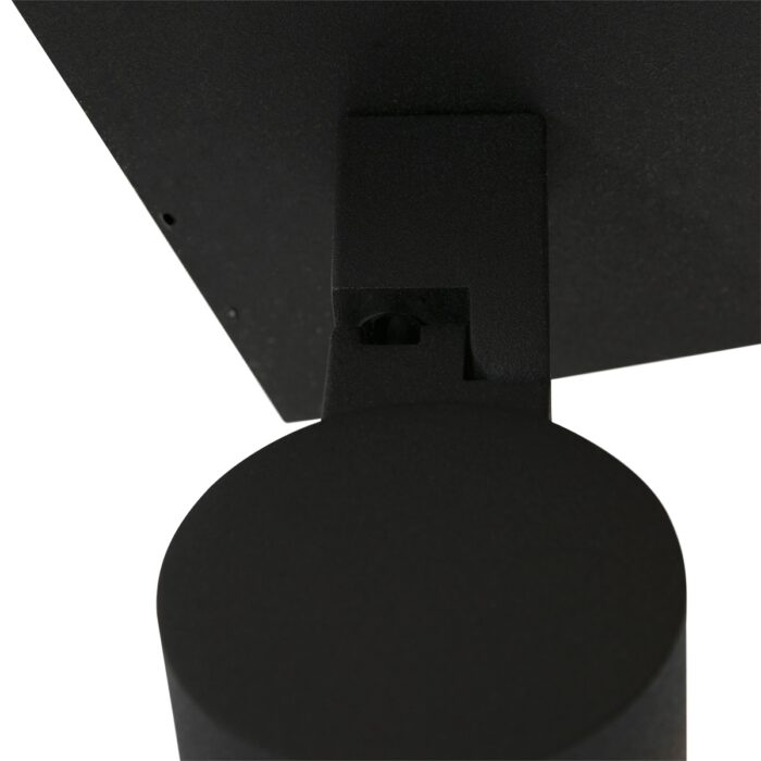 Plafondlamp -  plafondspot 3-lichts GU10 - zwart - Point noirs - Steinhauer