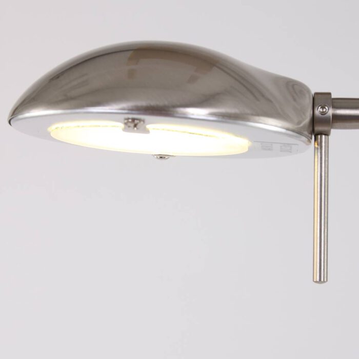 Vloerlamp 1-lichts LED Metaal MEXLITE - 7501ST - Vloerlamp- Mexlite- Mexlite- Klassiek- Staal  - Metaal