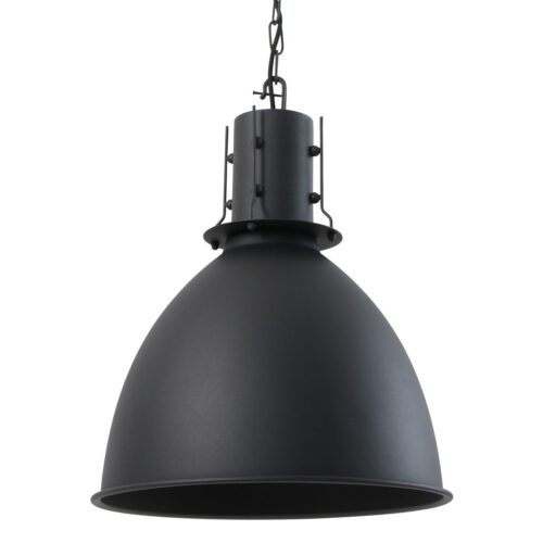 industriële hanglamp ind zwart MEXLITE - 7780ZW - Industriële hanglamp - Industrielamp - Mexlite - Lenvik - Scandinavisch - Trendy - Zwart Mat zwart - Metaal