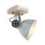 Plafondspot of wandspot 1-lichts E27 - nikkel en hout - Gearwood - Mexlite