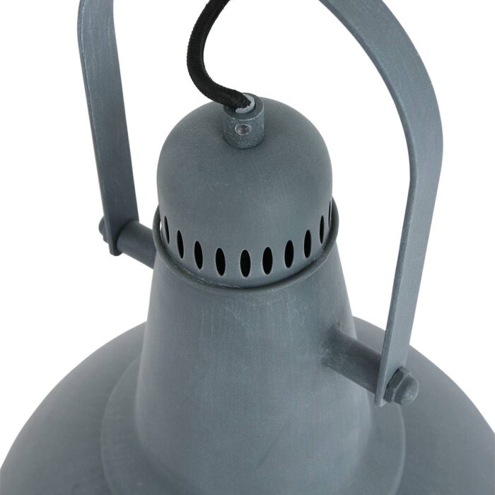 Hanglamp 1-lichts - grijs en wit - landelijk - Weimar - Mexlite - STEINHAUER