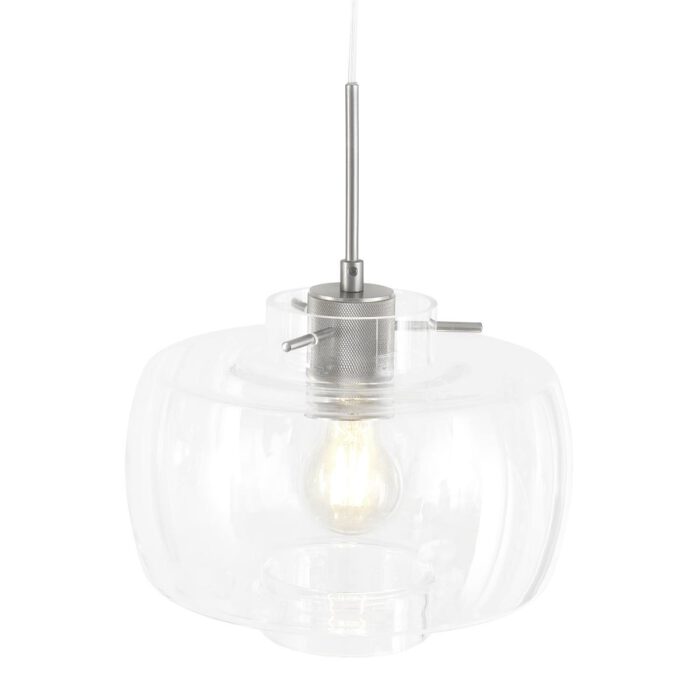Hanglamp 3-lichts E27 (armatuur) +3x 2496 glas flat clear - STEINHAUER