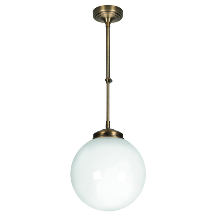 Glas Globe 25cm -  Opaal - Serie Globe - Lampen glas - High Light - G186000