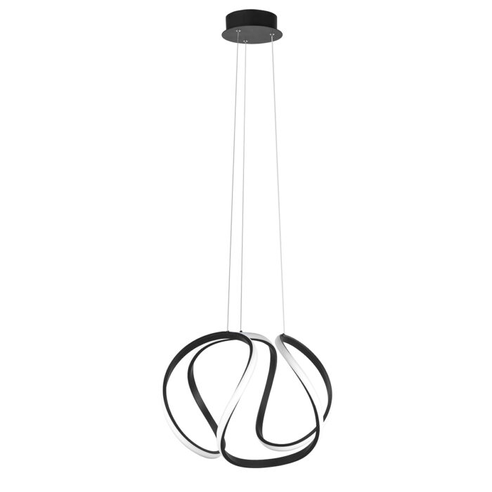 Hanglamp Kyra 40W LED Zwart dimbaar - Serie Kyra - Hanglamp - High Light - H557501