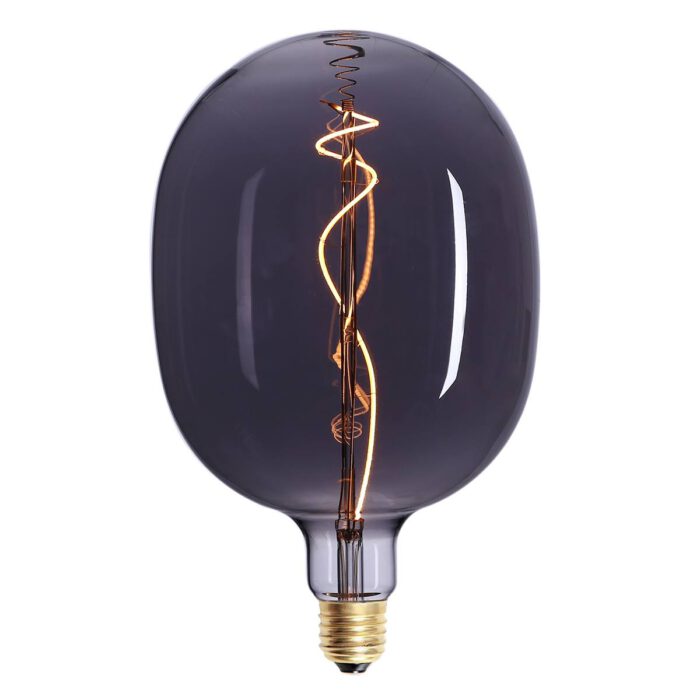 Maxi - egg LED 4W Spiral Smoke dimbaar E27 - Serie Maxi LED - LED lamp - LED peer - High Light - L252819