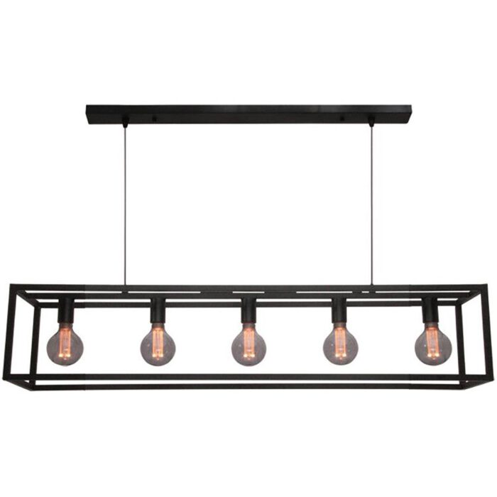 Hanglamp Esteso zwart 5-lichts 120 cm FREELIGHT - H1805Z