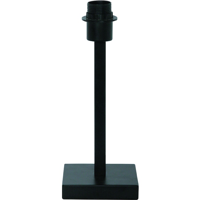 Tafellamp 'Nero' 30cm vierkant e27 FREELIGHT - T 1210 Z