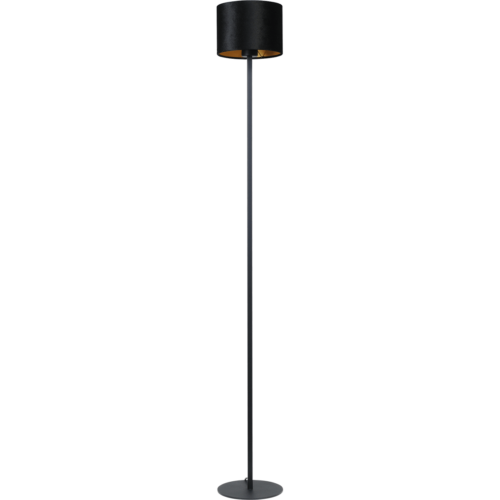 Vloerlamp Venus 1-lichts zwart hoogte 150cm
