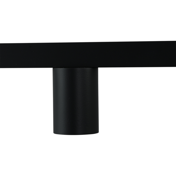 Hanglamp Bounce zwart/zwart 4-lichts - breedte 100cm - exclusief 4x GU10 - MASTERLIGHT